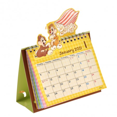 COMMANDE - DISNEY STORE JAPON - CALENDRIER DE TABLE 2021/ TIC&TAC