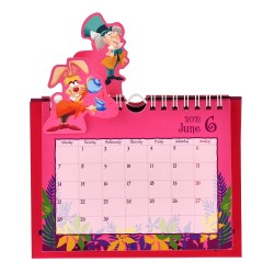 COMMANDE - DISNEY STORE JAPON - CALENDRIER DE TABLE 2021/ ALICE IN WONDERLAND