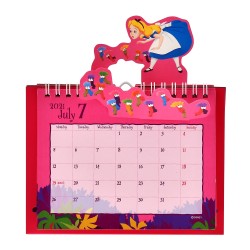 COMMANDE - DISNEY STORE JAPON - CALENDRIER DE TABLE 2021/ ALICE IN WONDERLAND