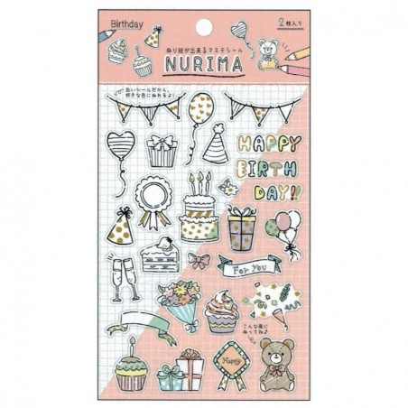 STOCK - NURIMA STICKERS BIRTHDAY