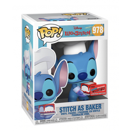 COMMANDE - FUNKO POP DISNEY - NYCC 2020 - STITCH AS A BAKER