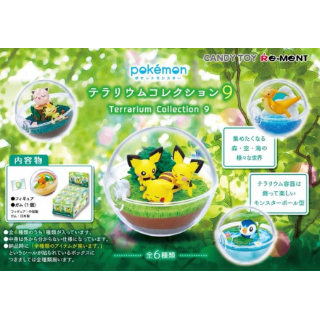 COMMANDE - RE-MENT POKEMON - POKEMON TERRARIUM COLLECTION 9