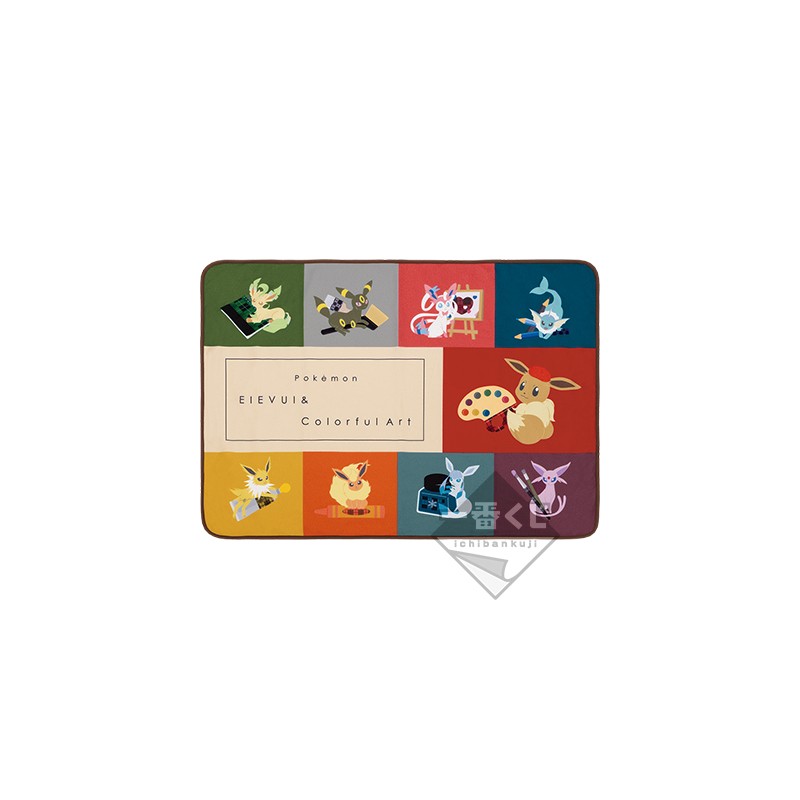 COMMANDE - ICHIBAN KUJI POKEMON - EIEVUI＆Colorful Art - D PRIZE / PLAID