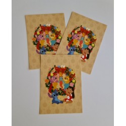 STOCK - CARTE/PRINT DE NOEL - STITCHMAS