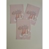 STOCK - CARTE/PRINT DE NOEL - SNOWY AT-AT