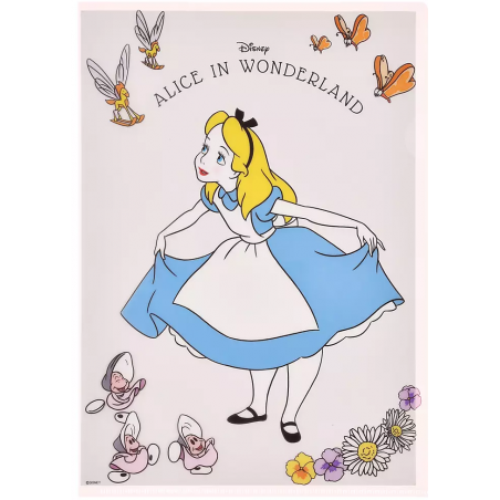 COMMANDE - DISNEY STORE JAPON - CLEARFILE ALICE 1
