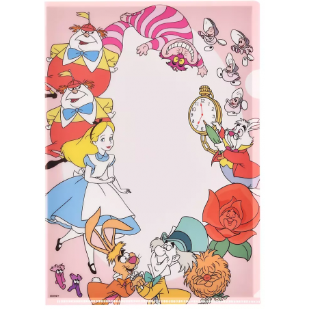 COMMANDE - DISNEY STORE JAPON - CLEARFILE ALICE 3