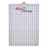 COMMANDE - DISNEY STORE JAPON - CLIPBOARD RETRO CHECK COLLECTION - LADY AND TRAMP