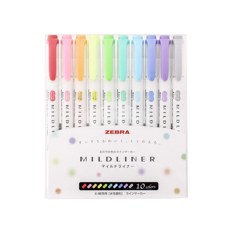 COMMANDE - MIDLINER SET DE 10 COULEURS