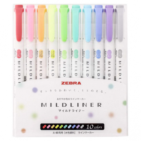 COMMANDE - MIDLINER SET DE 10 COULEURS