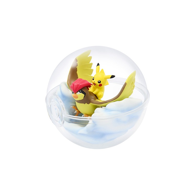 STOCK - RE-MENT POKEMON - POKEMON TERRARIUM COLLECTION 5 - PIKACHU & ROUCOOL