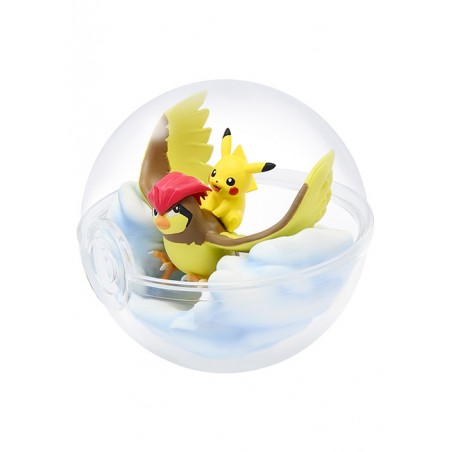STOCK - RE-MENT POKEMON - POKEMON TERRARIUM COLLECTION 5 - PIKACHU & ROUCOOL