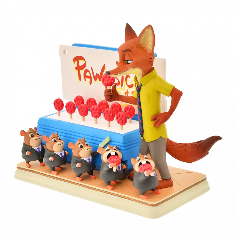 COMMANDE - DISNEY STORE JAPON - FIGURINE NICK WILDE PAWSICLE