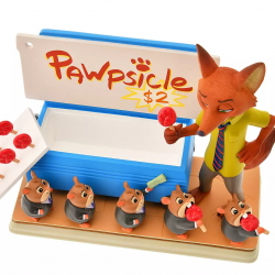 COMMANDE - DISNEY STORE JAPON - FIGURINE NICK WILDE PAWSICLE