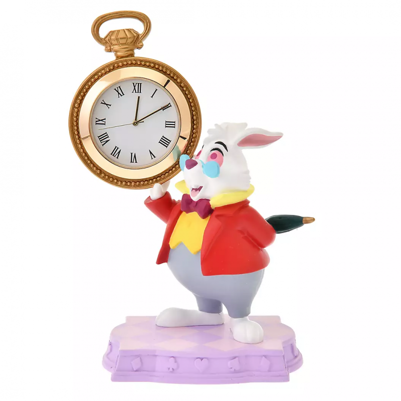 COMMANDE - DISNEY STORE JAPON - HORLOGE LAPIN BLANC