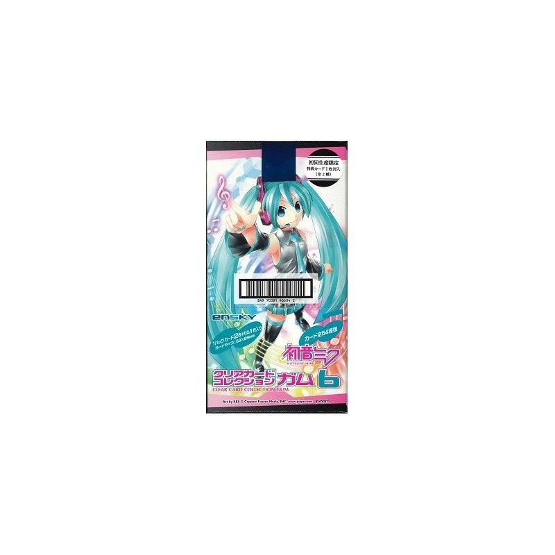 COMMANDE - CLEAR CARD GUMMY - MIKU HATSUNE VOL.6