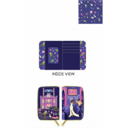STOCK  - LOUNGEFLY X DISNEY - PRINCESS AND THE FROG TIANA'S PALACE ZIP AROUND WALLET