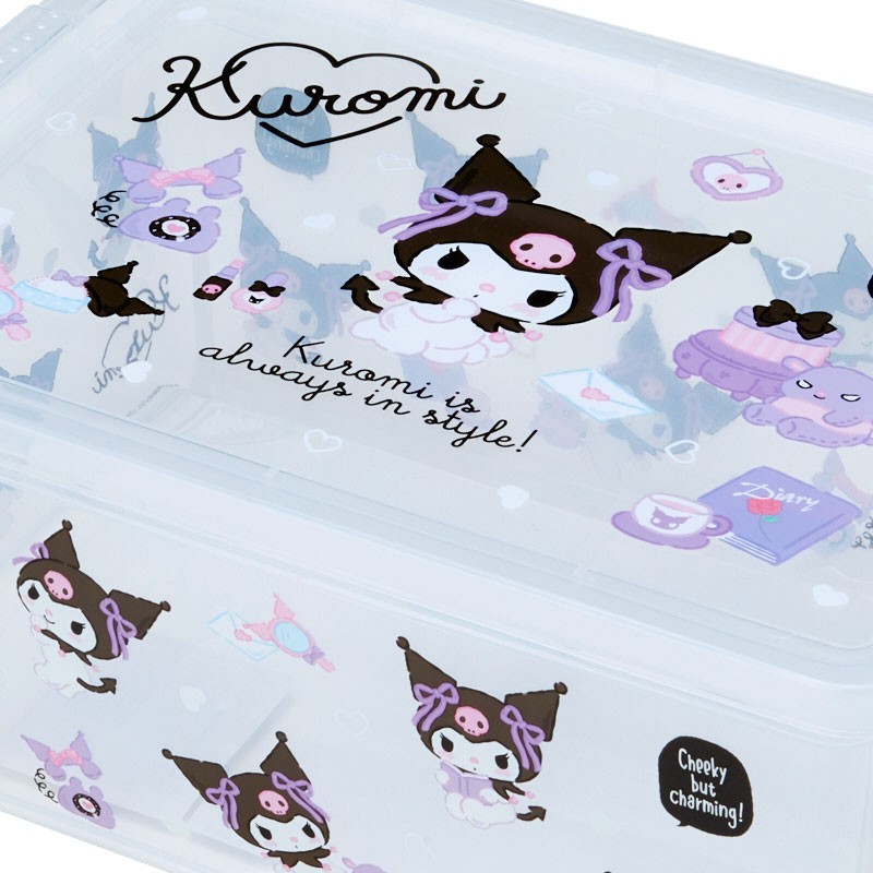 COMMANDE - SANRIO JAPAN - BOITE DE RANGEMENT KUROMI