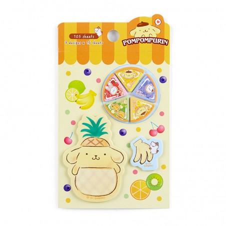 STOCK - SANRIO SHOP JAPON - POST-IT FOOD POMPOMPURIN