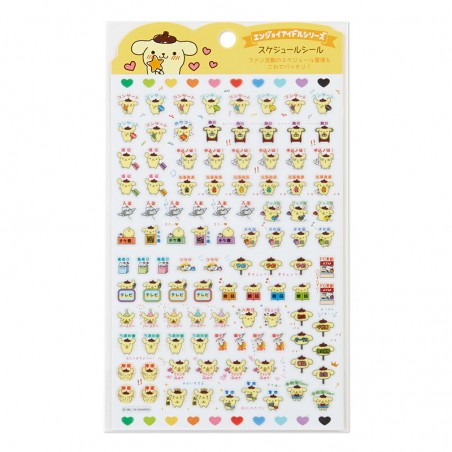 STOCK - SANRIO SHOP JAPON - SCHEDULE STICKERS POMPOMPURIN