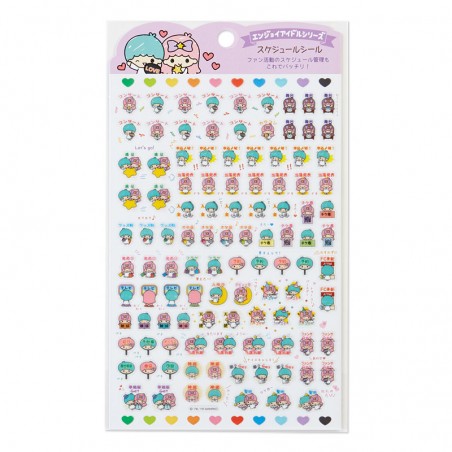 STOCK - SANRIO SHOP JAPON - SCHEDULE STICKERS LITTLE TWIN STARS