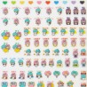 STOCK - SANRIO SHOP JAPON - SCHEDULE STICKERS LITTLE TWIN STARS