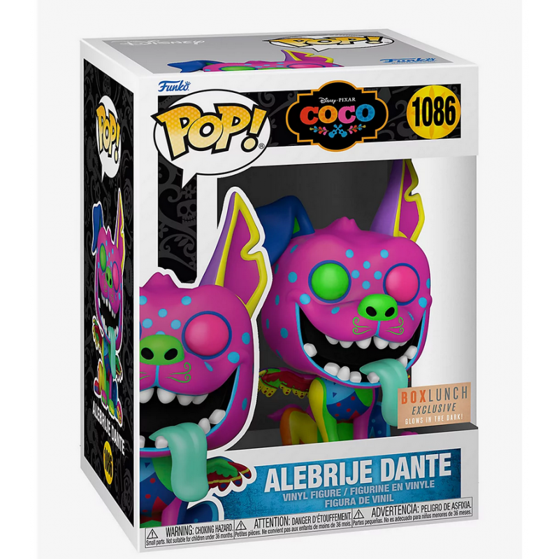 STOCK - FUNKO POP DISNEY 1086 - DANTE ALEBRIJE GLOW IN THE DARK