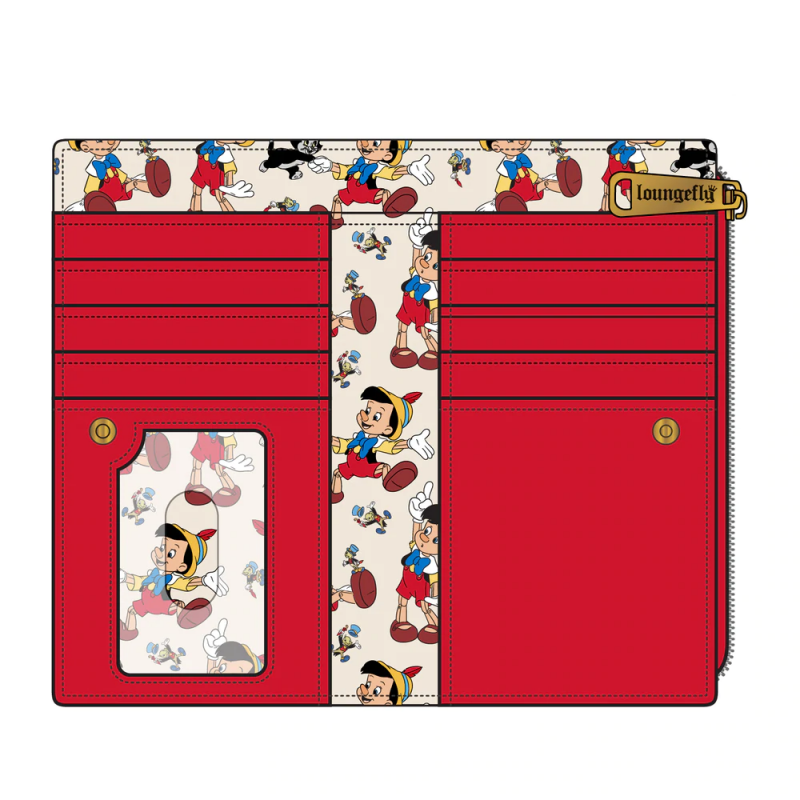 STOCK - LF DISNEY PINOCCHIO PEEKING FLAP WALLET