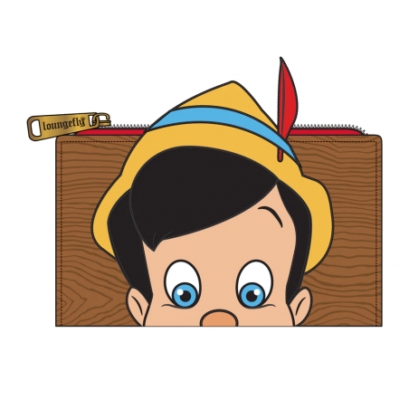 STOCK - LF DISNEY PINOCCHIO PEEKING FLAP WALLET