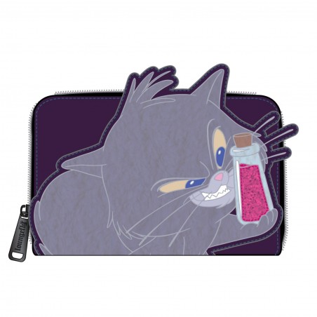 STOCK - LF DISNEY ENG YZMA KITTY ZIP AROUND WALLET