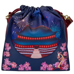 STOCK - LF DISNEY MULAN CASTLE CINCH SACK CROSS BODY BAG