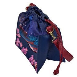 STOCK - LF DISNEY MULAN CASTLE CINCH SACK CROSS BODY BAG