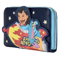 STOCK - LF DISNEY LILO AND STITCH SPACE ADVENTURE ZIP AROUND WALLET
