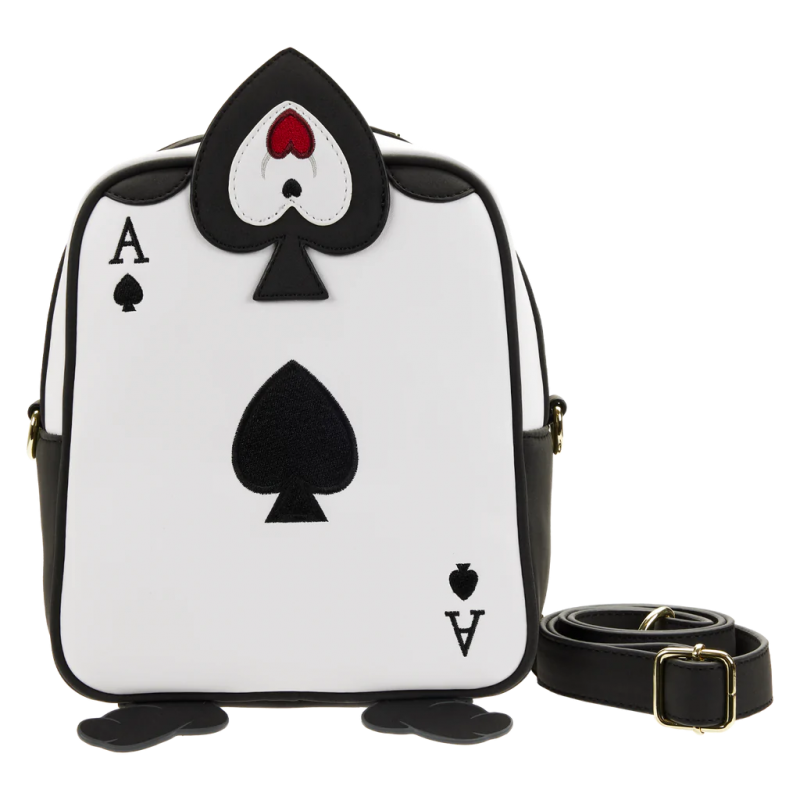 STOCK - LF DISNEY AIW ACE OF HEARTS CROSS BODY BAG
