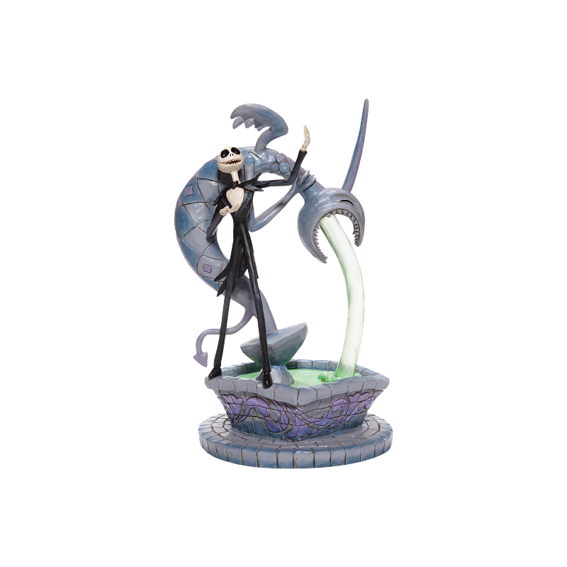 STOCK - ENESCO - DISNEY TRADITIONS - Soulful Soliloquy (Jack Skellington on Fountain Figurine)