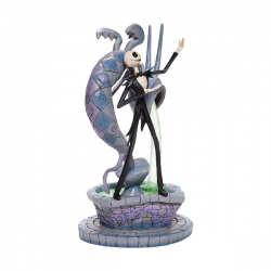 STOCK - ENESCO - DISNEY TRADITIONS - Soulful Soliloquy (Jack Skellington on Fountain Figurine)