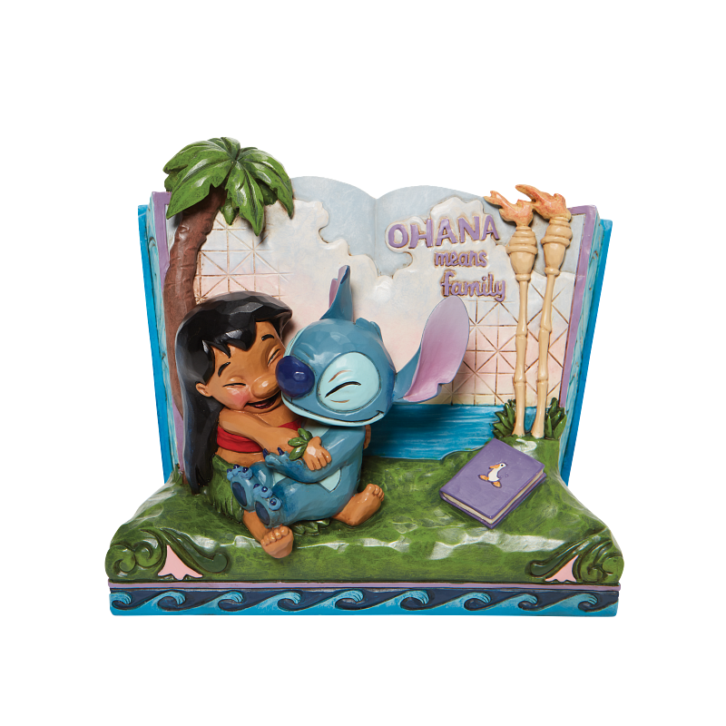 STOCK - ENESCO - DISNEY TRADITIONS - Lilo and Stitch Storybook Figurine