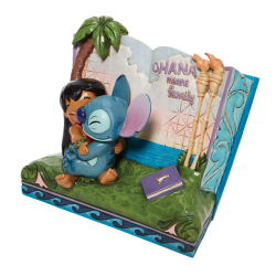 STOCK - ENESCO - DISNEY TRADITIONS - Lilo and Stitch Storybook Figurine