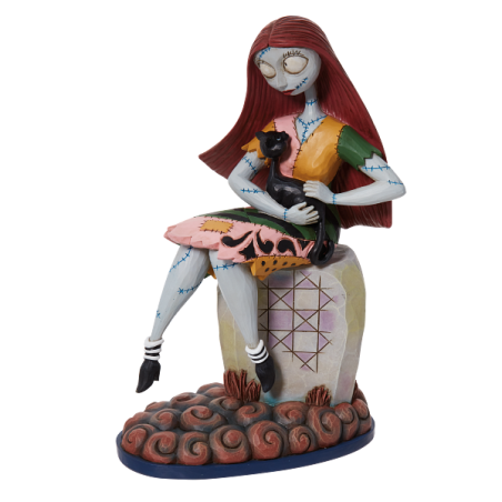 STOCK - ENESCO - DISNEY TRADITIONS - Sally on Gravestone Figurine