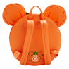 STOCK - LF DISNEY GLOW FACE PUMPKIN MINNIE FIGURAL CROSS  BODY BAG