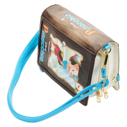 STOCK - LF DISNEY CLASSIC BOOKS PINOCCHIO CONVERTIBLE  CROSS BODY BAG