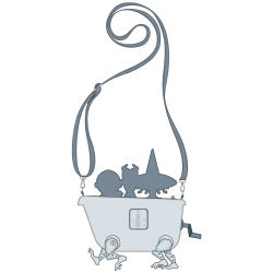 STOCK - LF DISNEY NBC LOCK SHOCK BARREL BATH TUB CROSS  BODY BAG