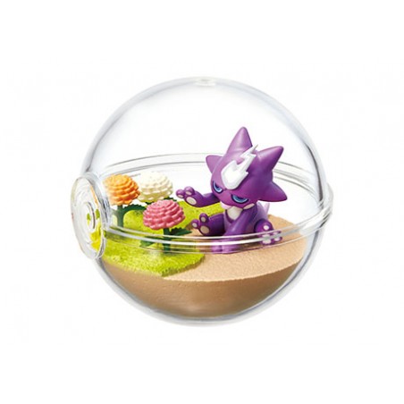 STOCK - RE-MENT POKEMON - POKEMON TERRARIUM COLLECTION EX-GALAR - TOXICROAK