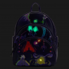 STOCK - LF DISNEY VILLAINS TRIPLE POCKET GLOW IN THE DARK  MINI BACKPACK