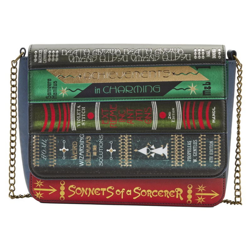 STOCK - LF FANTASTIC BEASTS MAGICAL BOOKS CHAIN STRAP CROSS BODY BAG
