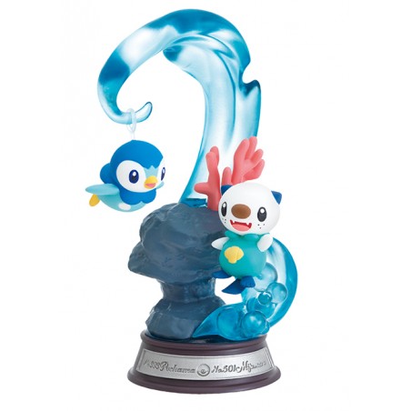 STOCK - RE-MENT POKEMON - SWING VIGNETTE COLLECTION 2 - TIPLOUF & MOUSTILLON