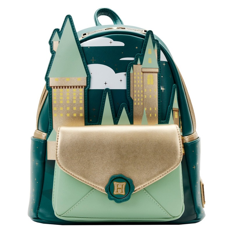 STOCK - LF Harry Potter Golden Hogwarts Castle Mini-Backpack