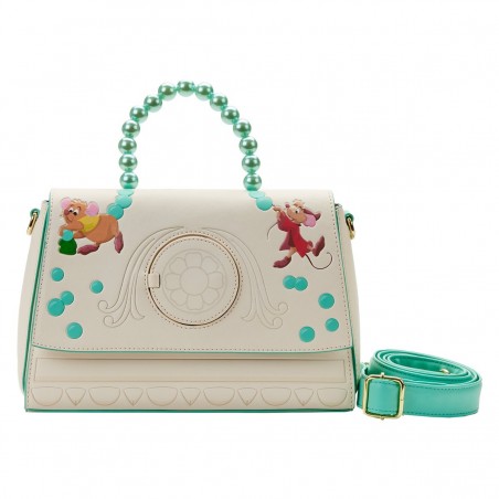 STOCK - LF Cinderella Gus Gus and Jack Bead Handle Crossbody Purse