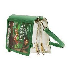 STOCK - LF DISNEY CLASSIC BOOK ROX & ROUCKY CONVERTIBLE CROSS BODY BAG