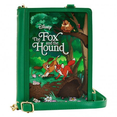STOCK - LF DISNEY CLASSIC BOOK ROX & ROUCKY CONVERTIBLE CROSS BODY BAG